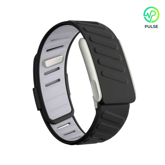 Black Grey Silver Buckle