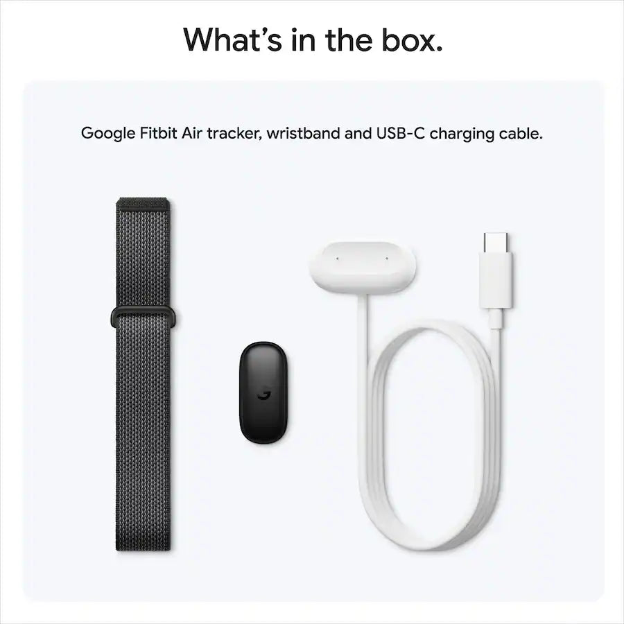 Google Fitbit Air Obsidian